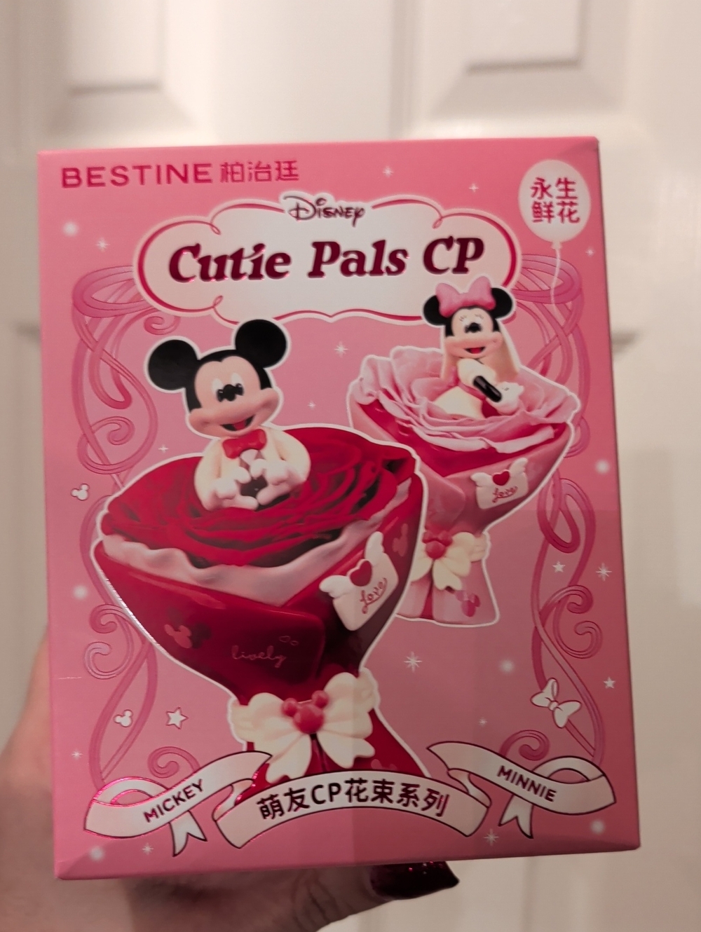 Blind Box Disney Cutie Pals CP Mickey & Minnie Pink Decorative Rose Blind Box